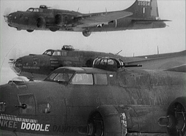 B-17s in flight